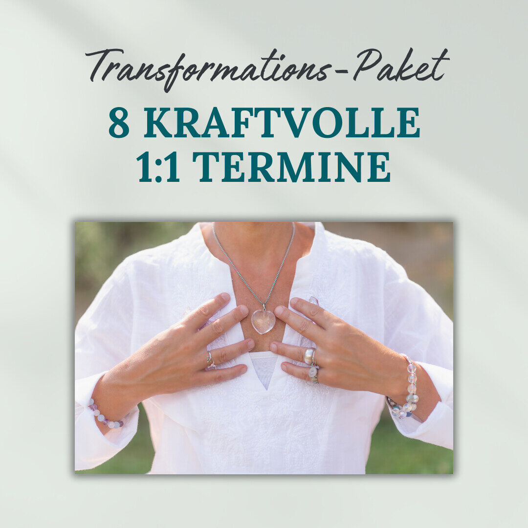 Transformations-Paket: 8 kraftvolle 1:1 Termine